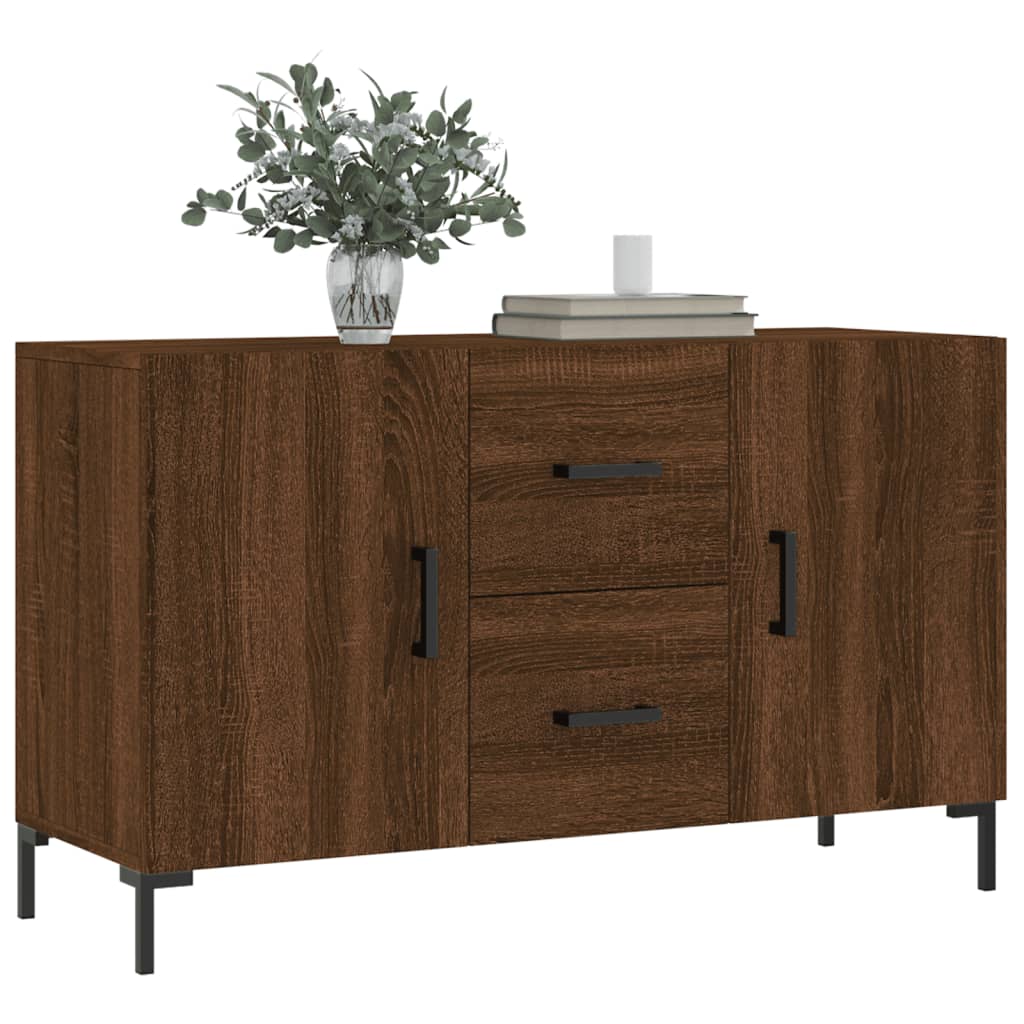 vidaXL Credenza Rovere Marrone 100x36x60 cm in Legno Multistrato