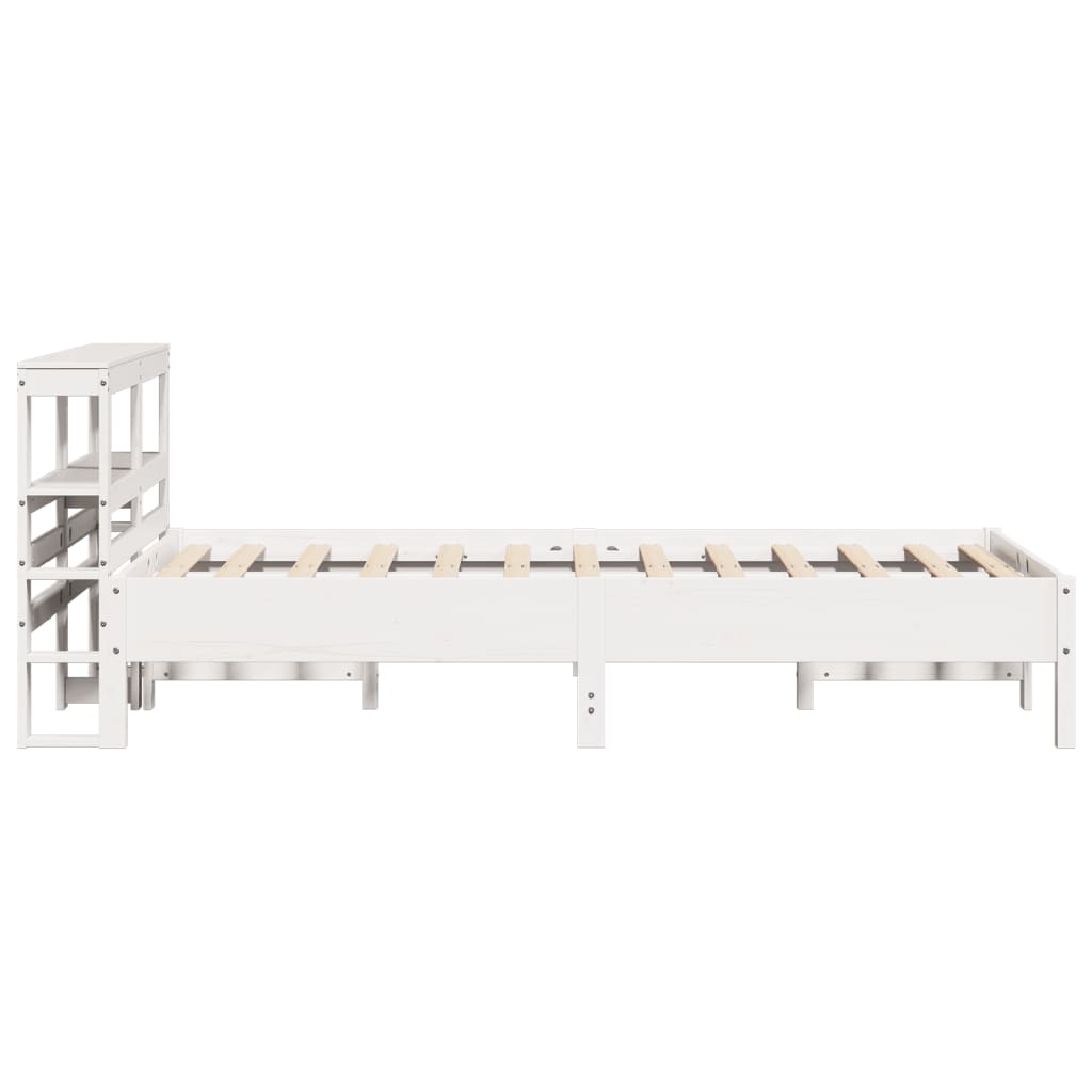 vidaXL Letto senza Materasso Bianco 90x200 cm Legno Massello di Pino