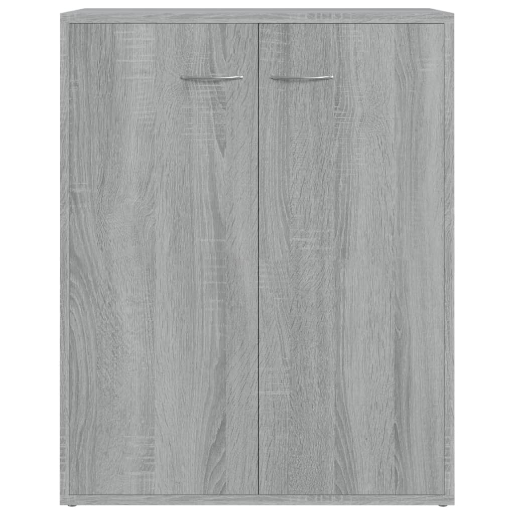 vidaXL Credenza Grigio Sonoma 60x30x75 cm in Legno Multistrato