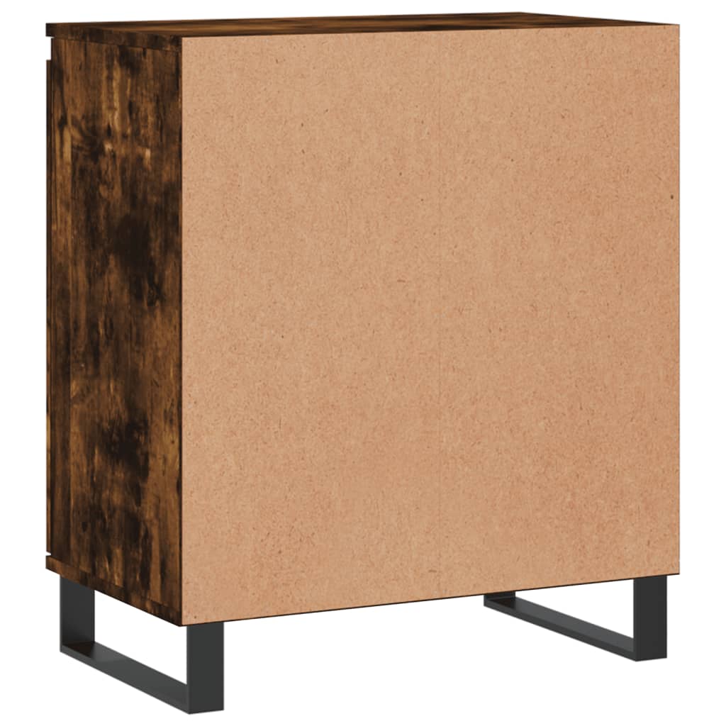 vidaXL Credenza Rovere Fumo 60x35x70 cm in Legno Multistrato