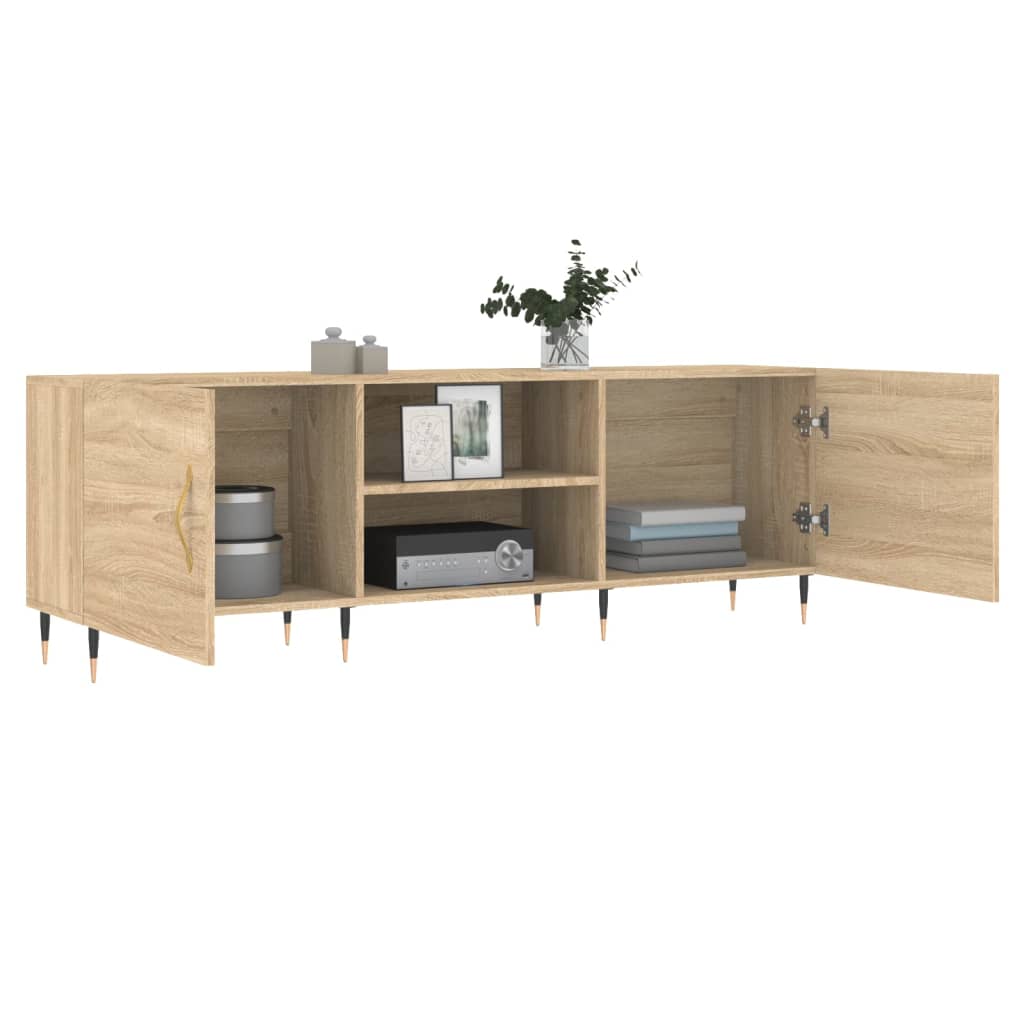 vidaXL Mobile Porta TV Rovere Sonoma 150x30x50 cm in Legno Multistrato