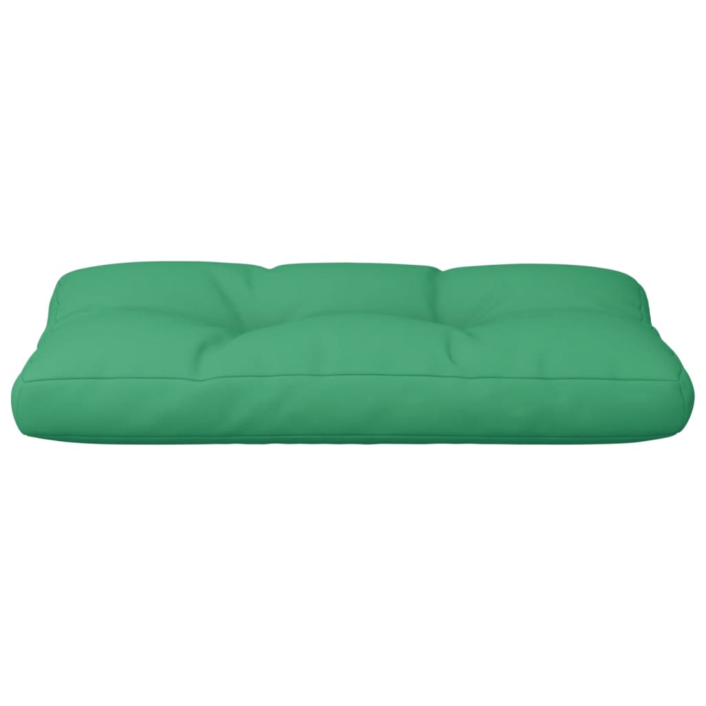 vidaXL Cuscino per Pallet Verde 80x40x12 cm in Tessuto