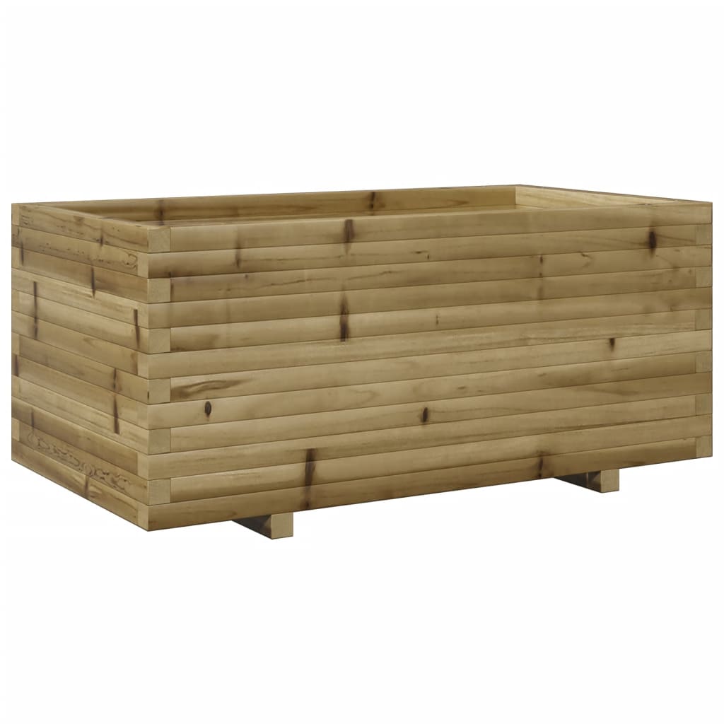 vidaXL Fioriera da Giardino 110x60x49,5 cm in Legno di Pino Impregnato