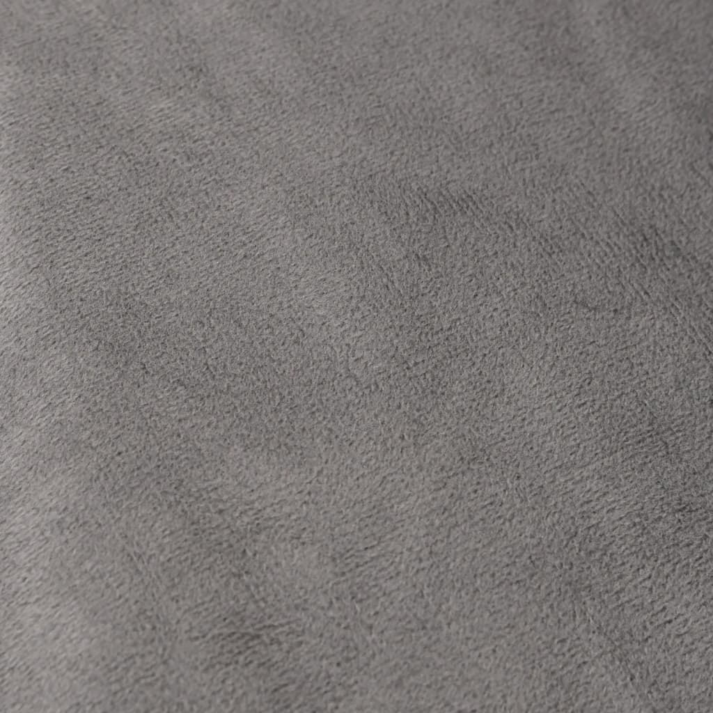 vidaXL Coperta Ponderata con Copertura Grigia 200x225 cm 9 kg Tessuto