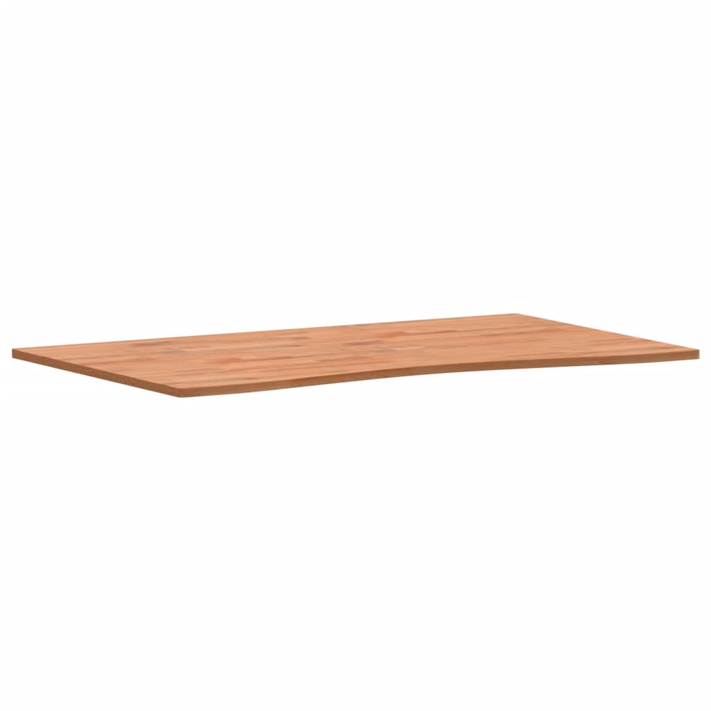 vidaXL Piano per Scrivania 100x(55-60)x1,5 cm Legno Massello di Faggio