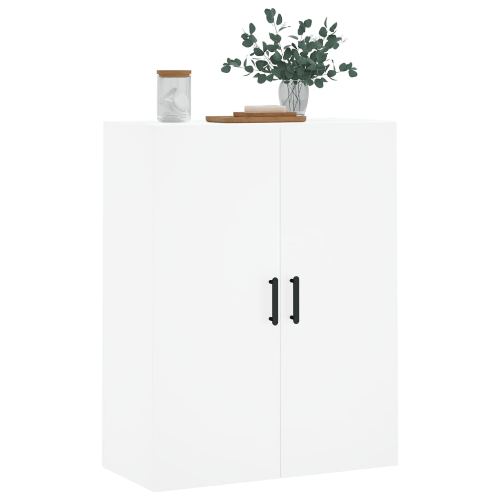 vidaXL Mobile a Parete Bianco 69,5x34x90 cm