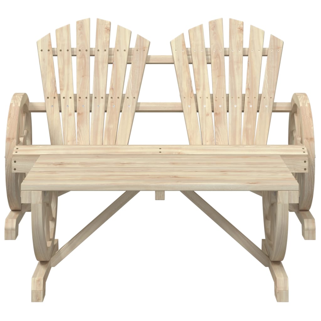 vidaXL Set Salotto da Giardino 4 pz in Legno Massello di Abete