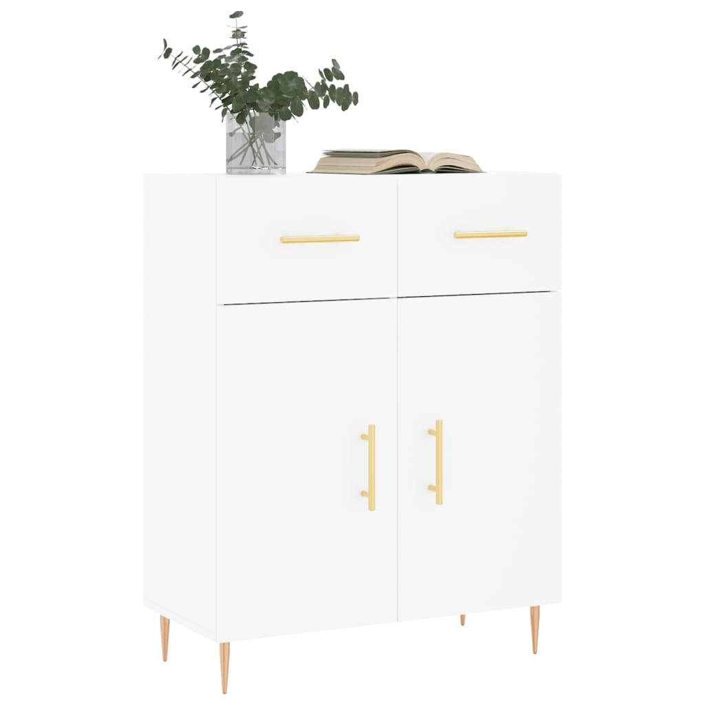 vidaXL Credenza Bianca 69,5x34x90 cm in Legno Multistrato