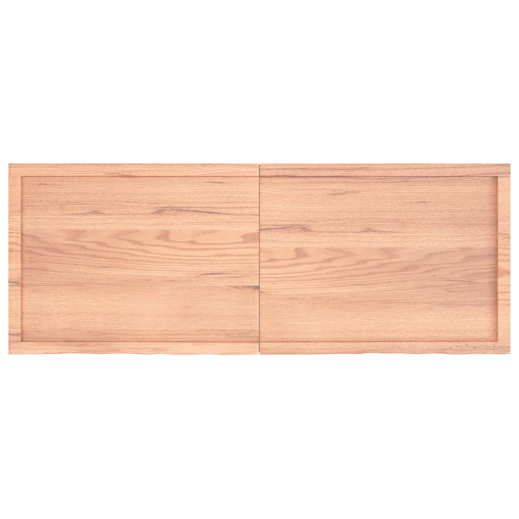 vidaXL Piano Bagno Marrone 160x60x(2-6) cm Legno Massello Trattato