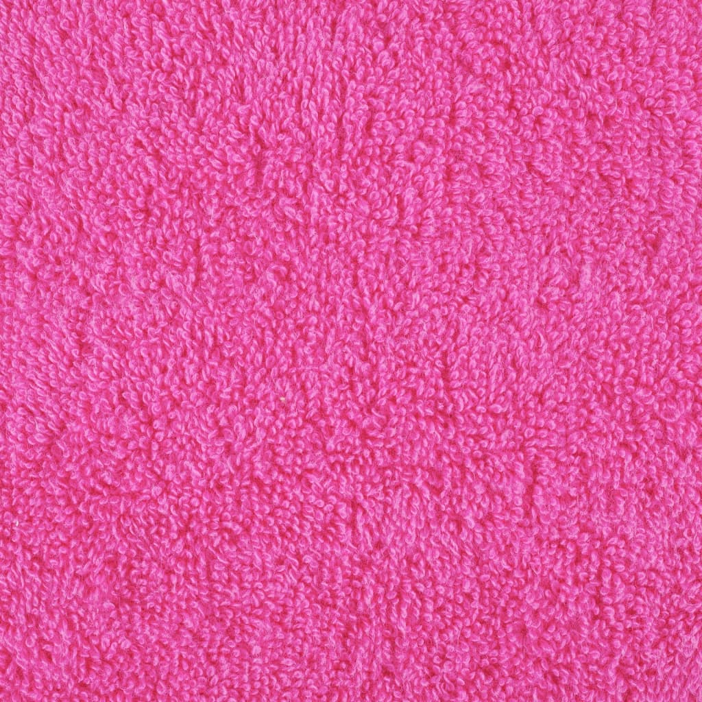 vidaXL Asciugamani da Doccia SOLUND 10 pz Rosa 70x140 cm 600 g/m²