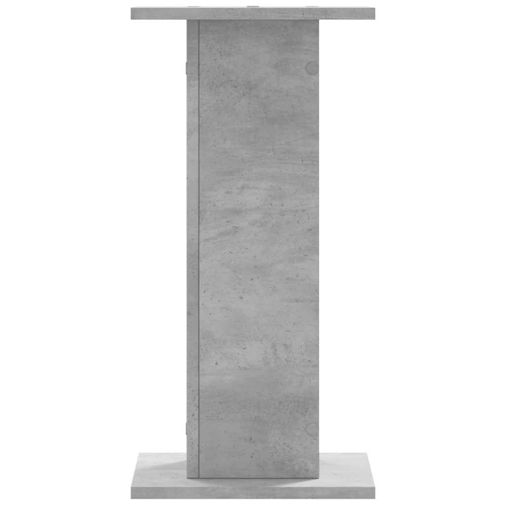 vidaXL Supporti per Piante 2 pz Grigio Cemento 30x30x60 cm Truciolato