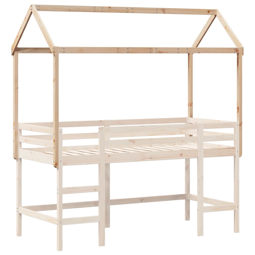 vidaXL Tetto per Letto Bambini 207x80,5x151,5cm Legno Massello di Pino