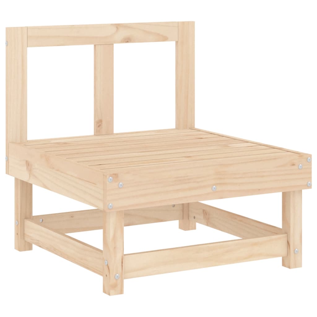 vidaXL Set Salotto da Giardino 3 pz in Legno Massello di Pino