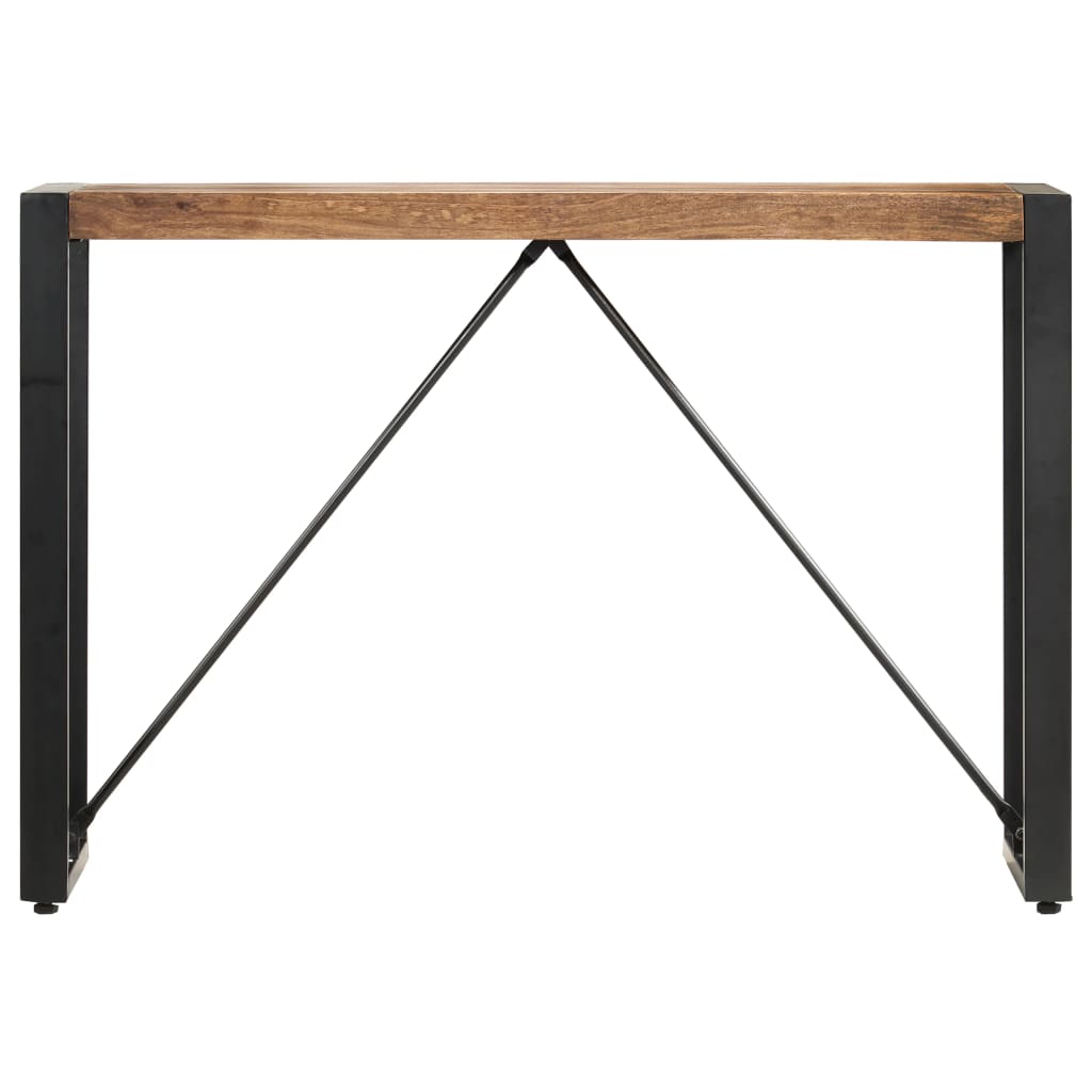 vidaXL Tavolo Consolle 110x35x76 cm in Legno Massello di Sheesham