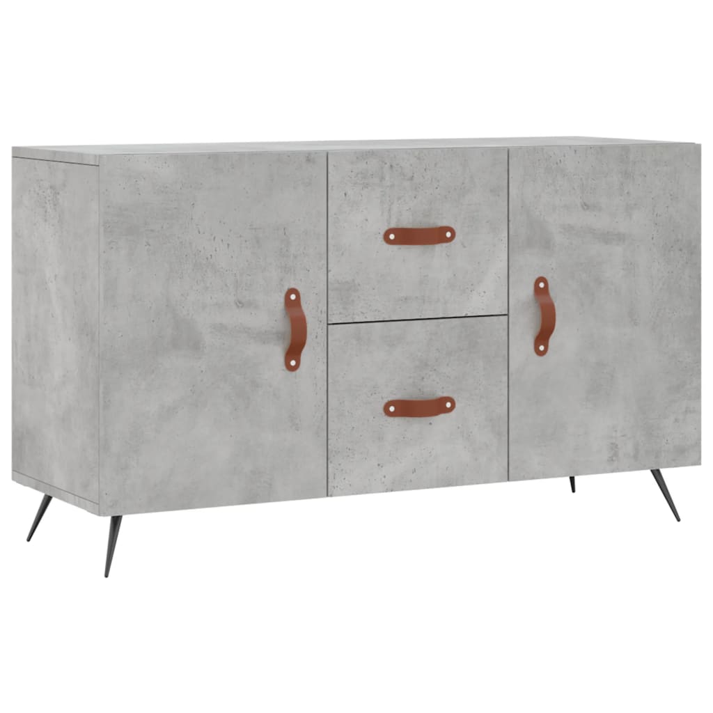 vidaXL Credenza Grigio Cemento 100x36x60 cm in Legno Multistrato