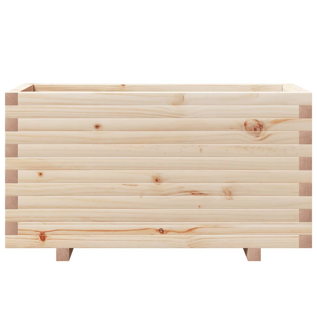 vidaXL Fioriera da Giardino 90x40x49,5 cm in Legno Massello di Pino