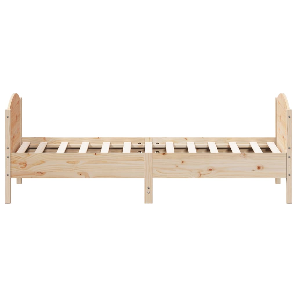 vidaXL Letto senza Materasso 90x190 cm in Legno Massello di Pino