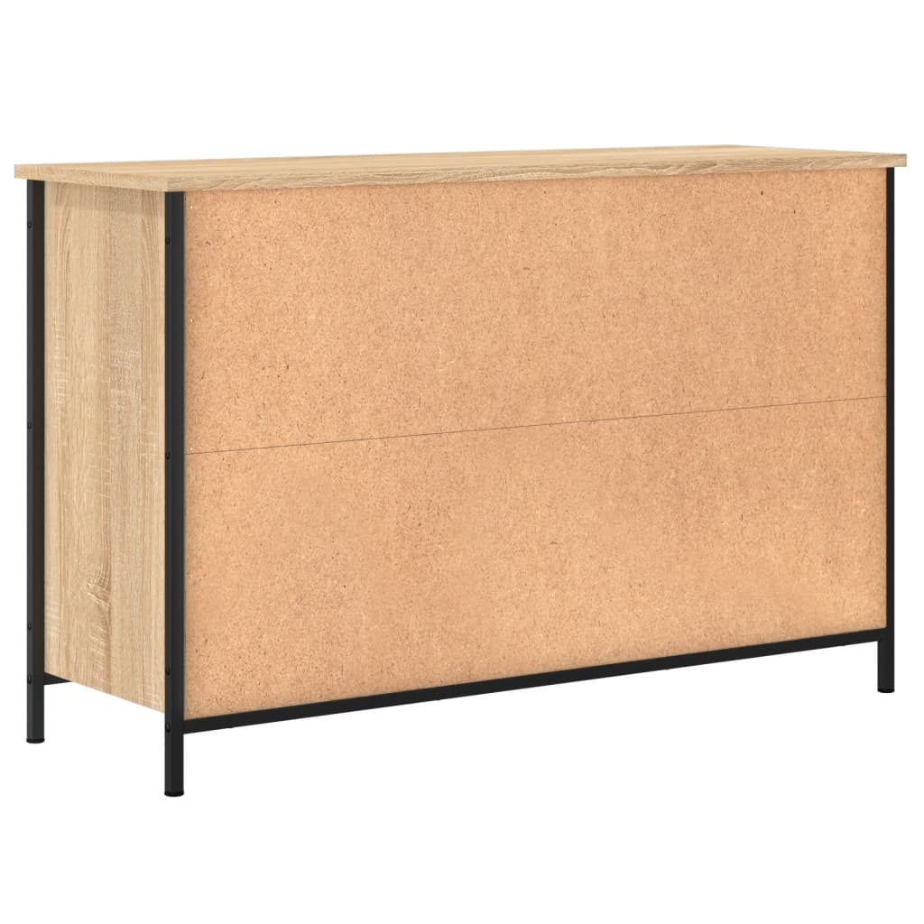 vidaXL Mobile Porta TV Rovere Sonoma 100x35x65 cm in Legno Multistrato