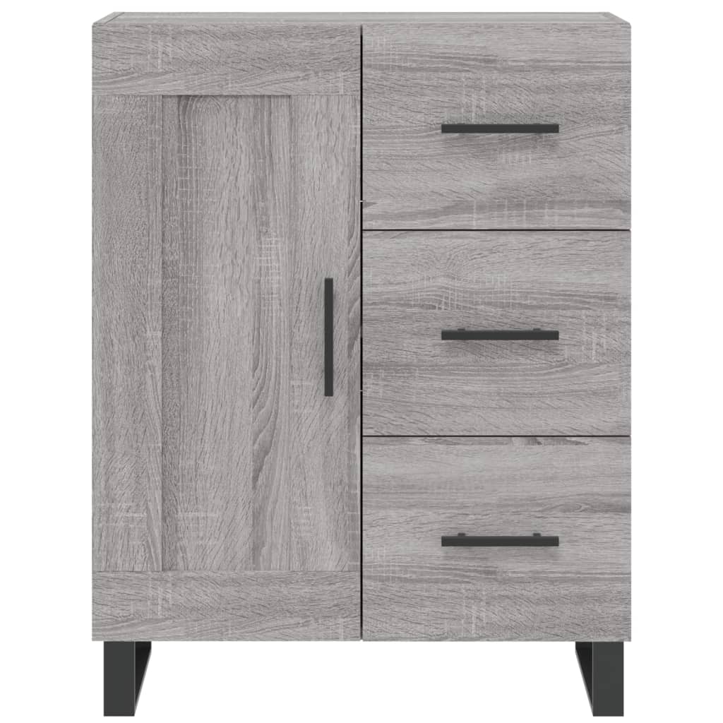 vidaXL Credenza Grigio Sonoma 69,5x34x90 cm in Legno Multistrato