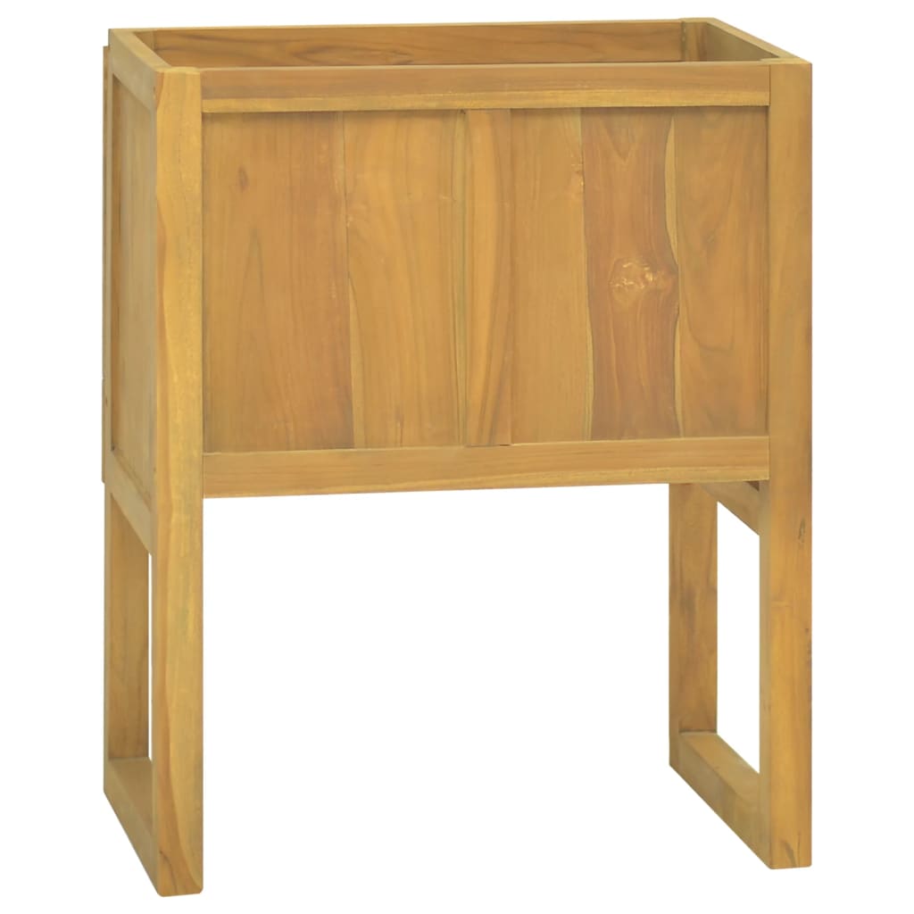 vidaXL Mobile da Bagno 60x40x75 cm in Legno Massello di Teak