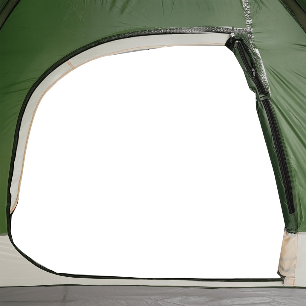 vidaXL Tenda da Campeggio a Cupola per 4 Persone Verde Impermeabile