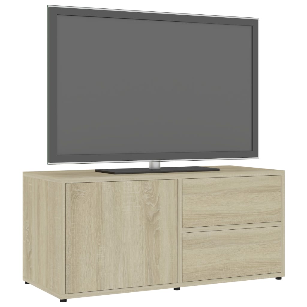 vidaXL Mobile Porta TV Rovere Sonoma 80x34x36 cm Legno Multistrato