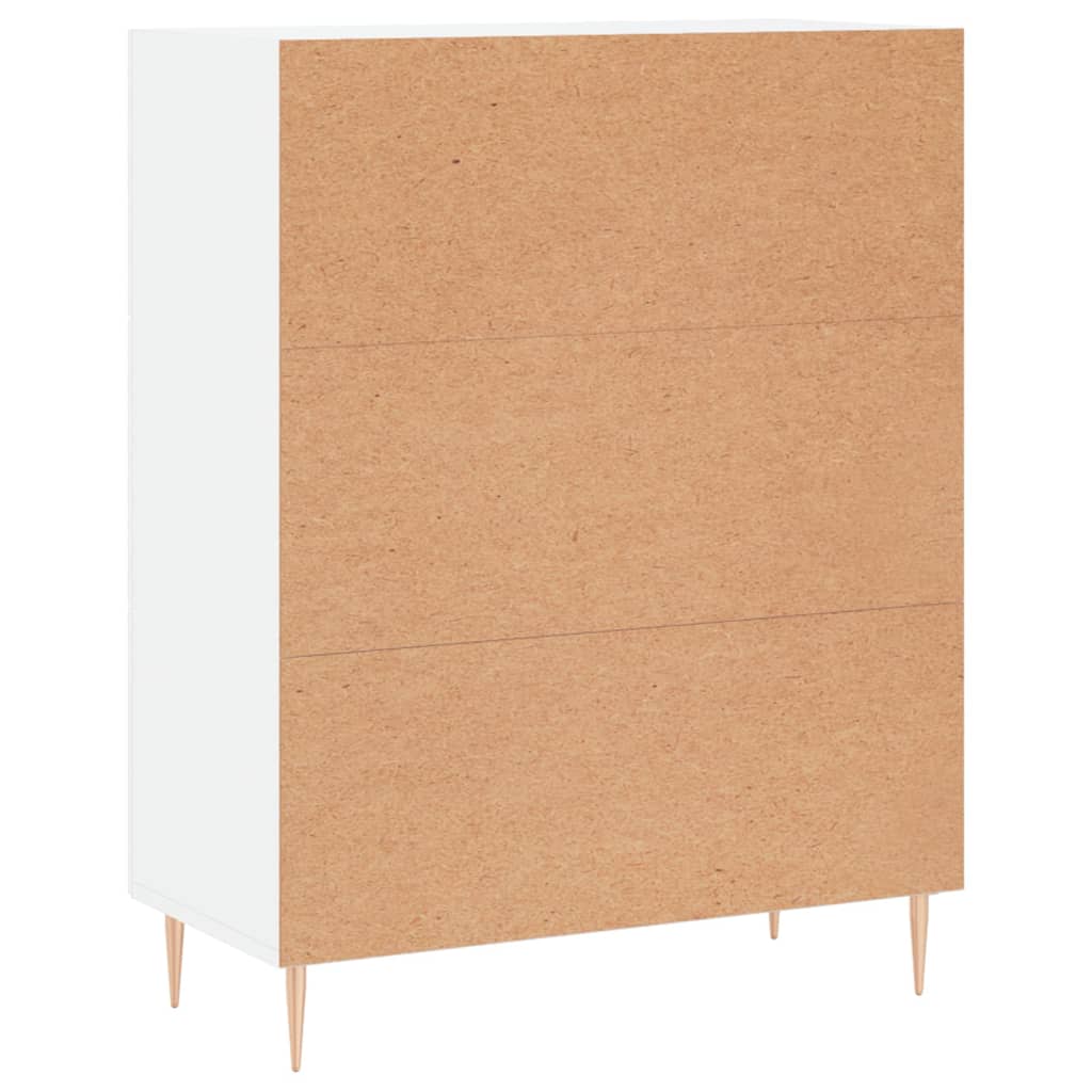 vidaXL Credenza Bianca 69,5x34x90 cm in Legno Multistrato