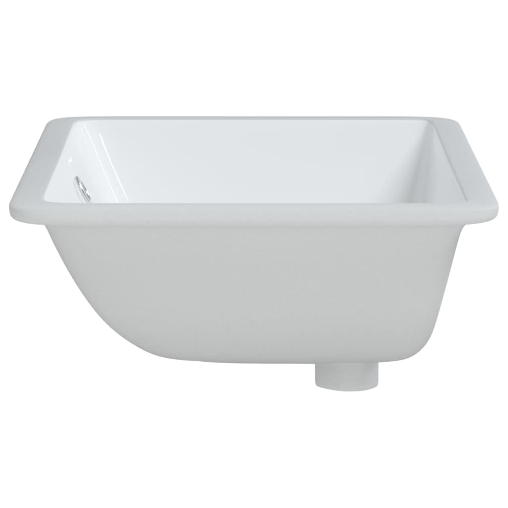 vidaXL Lavandino da Bagno Bianco 52x38,5x19,5 cm Rettangolare Ceramica