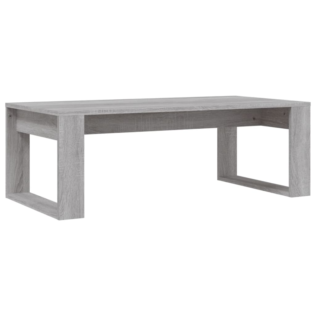 vidaXL Tavolino da Salotto Grigio Sonoma 102x50x35cm Legno Multistrato