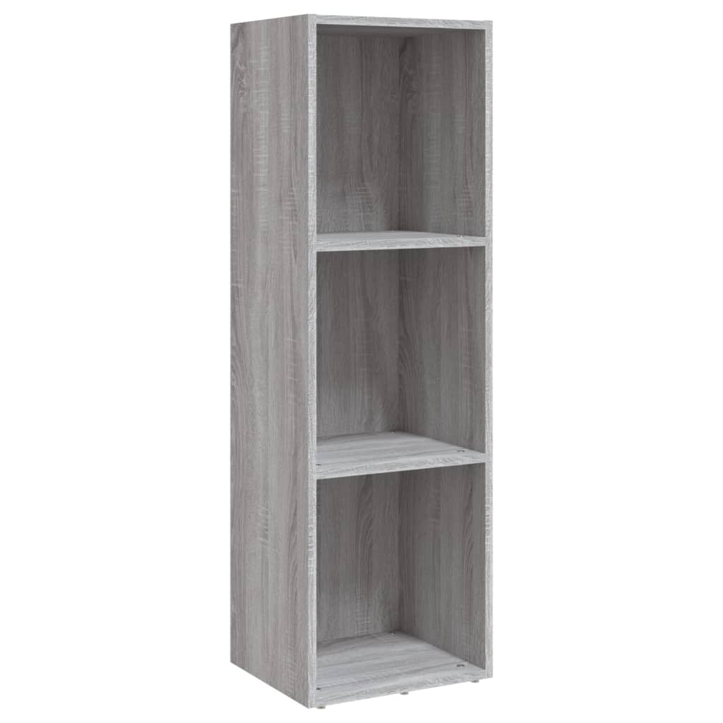 vidaXL Libreria/Mobile TV Grigio Sonoma 36x30x114 cm Legno Multistrato