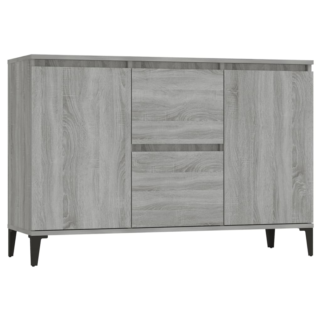 vidaXL Credenza Grigio Sonoma 104x35x70 cm in Legno Multistrato