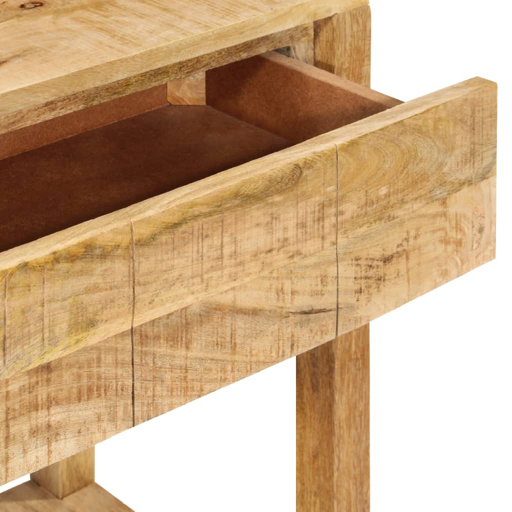 vidaXL Tavolo Consolle con 2 Cassetti 110x35x75cm Legno Massello Mango