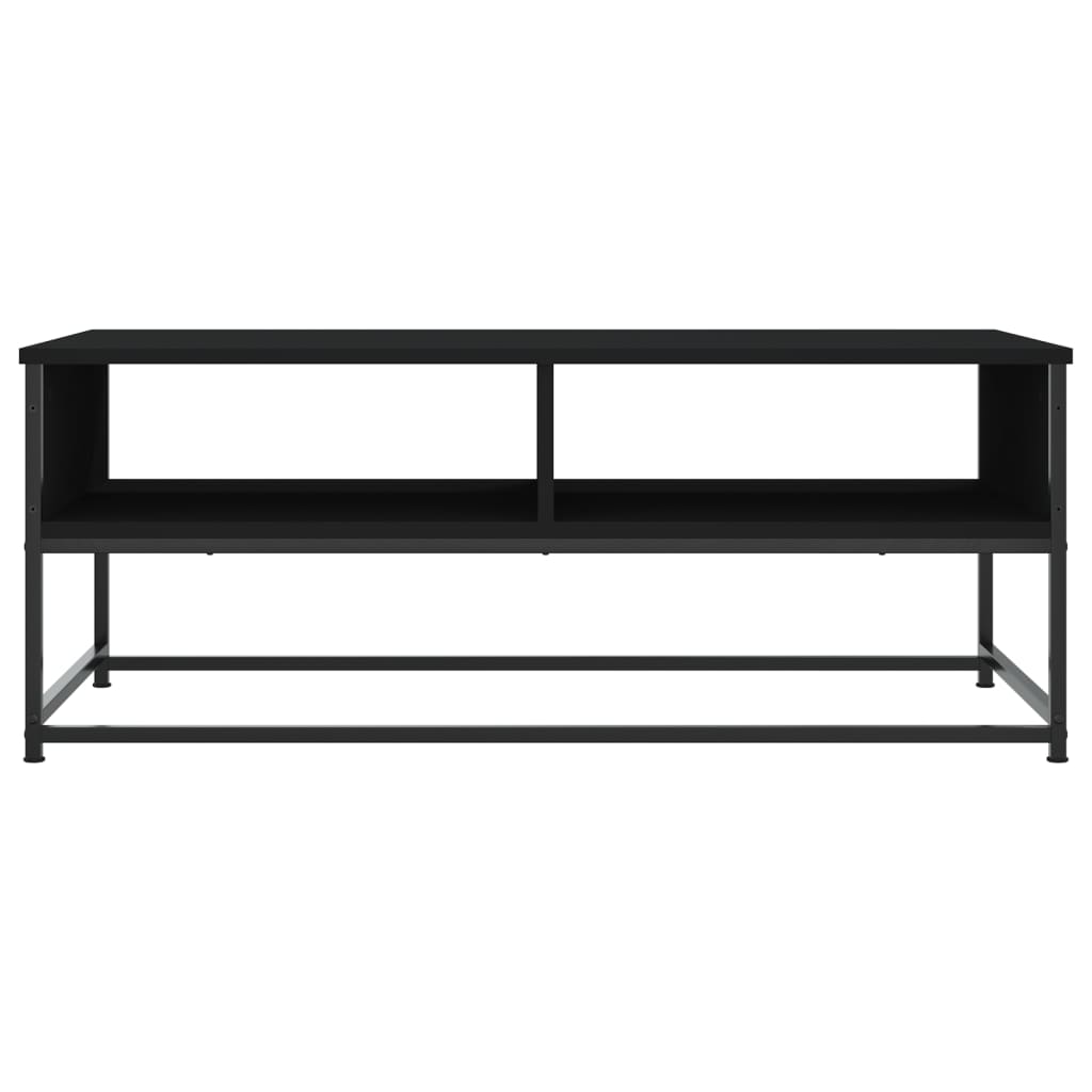 vidaXL Tavolino da Salotto Nero 100x51x40 cm in Legno Multistrato