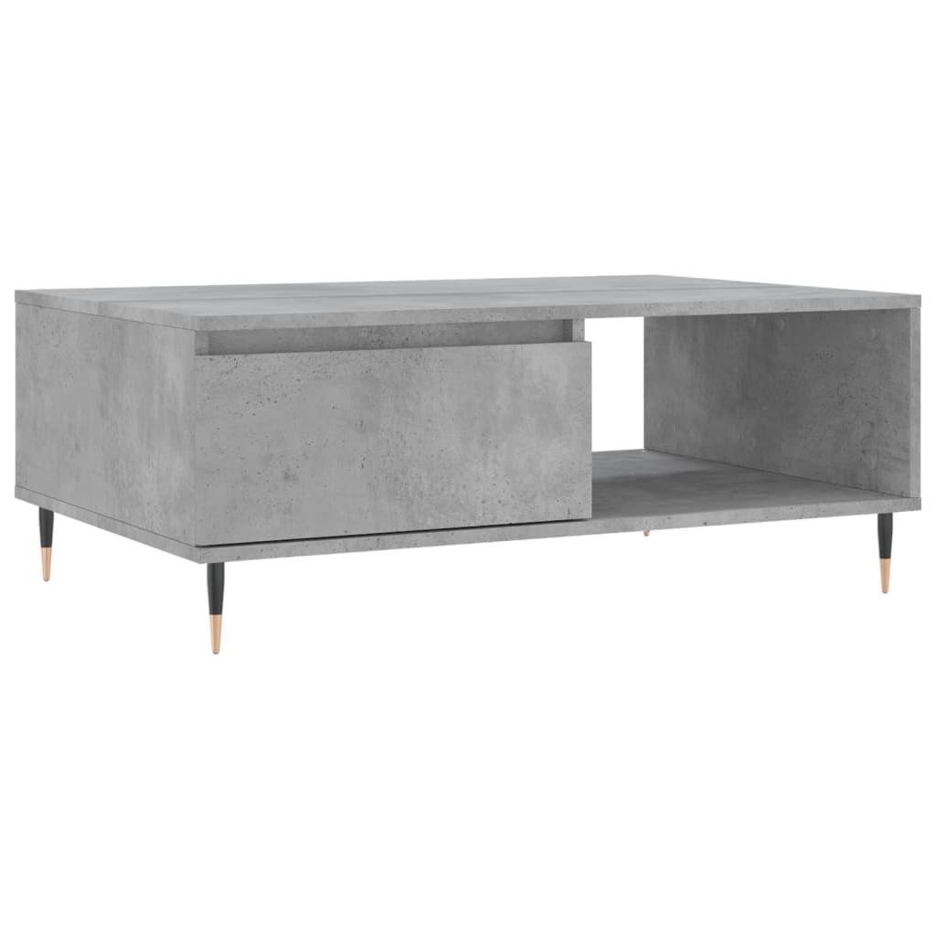 vidaXL Tavolino da Salotto Grigio Cemento 90x60x35cm Legno Multistrato