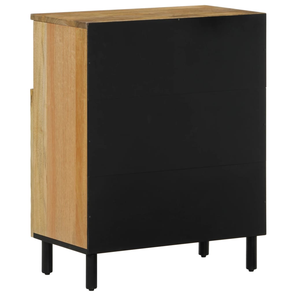 vidaXL Credenza 60x33x75 cm in Legno Massello di Mango