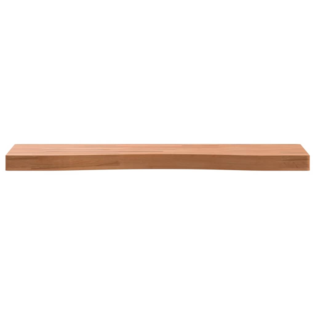 vidaXL Piano per Scrivania 80x(36-40)x4 cm Legno Massello di Faggio