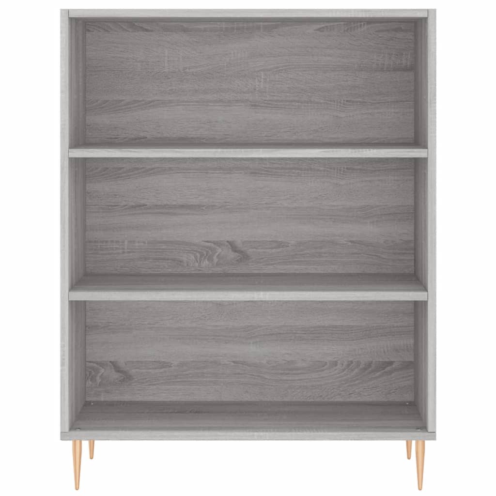 vidaXL Credenza Grigio Sonoma 69,5x34x180 cm in Legno Multistrato