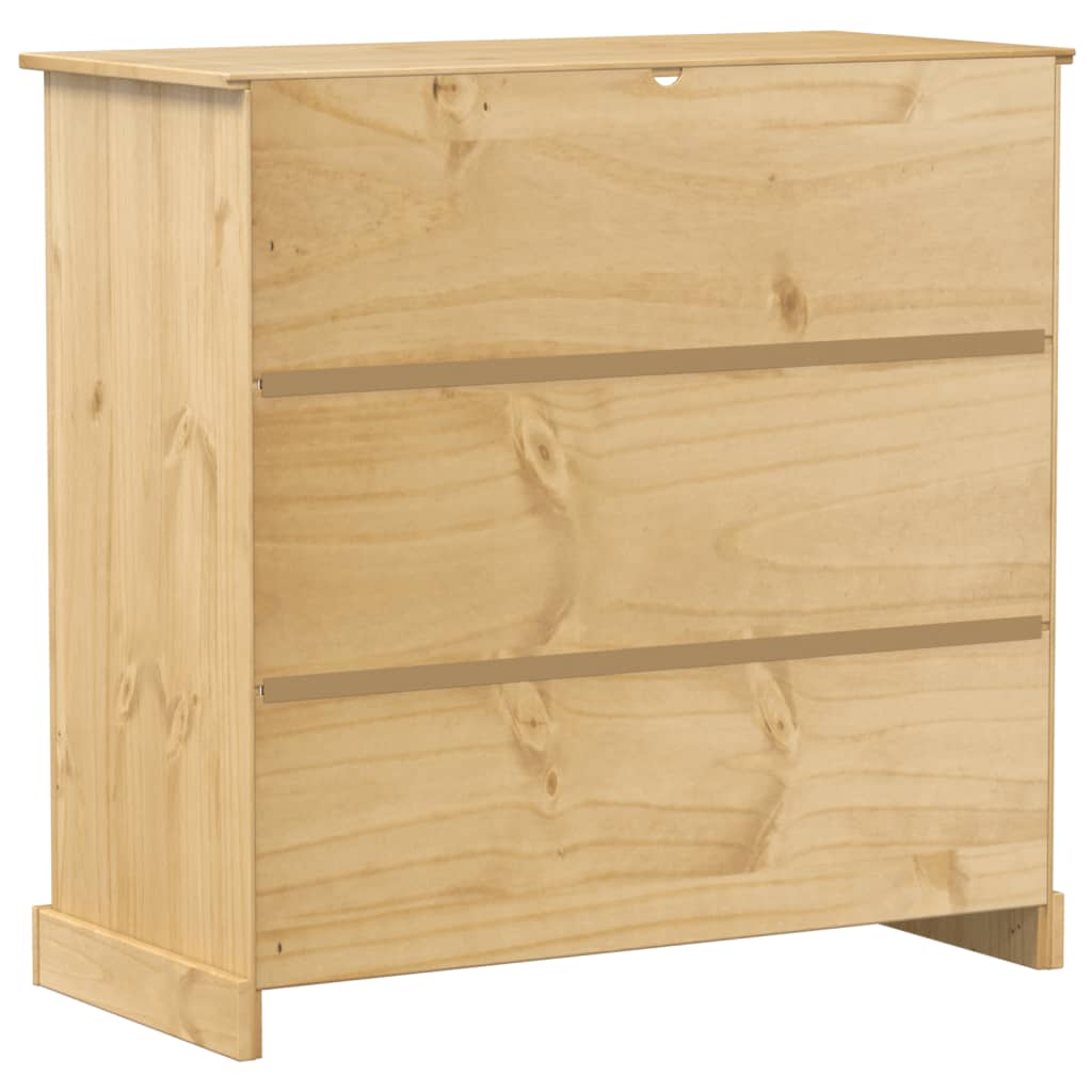 vidaXL Cantinetta per Vini Corona 107,5x51x105,5cm Legno Massello Pino