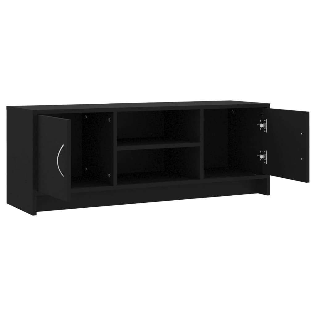 vidaXL Mobile Porta TV Nero 102x30x37,5 cm in Legno Multistrato