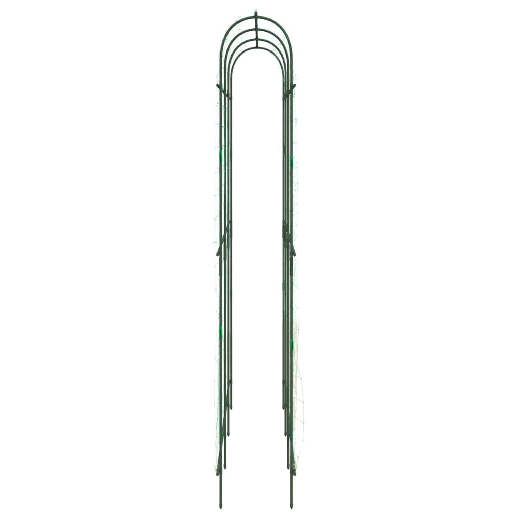 vidaXL Traliccio Giardino per Rampicanti Telaio U 181x31x182,5 Acciaio