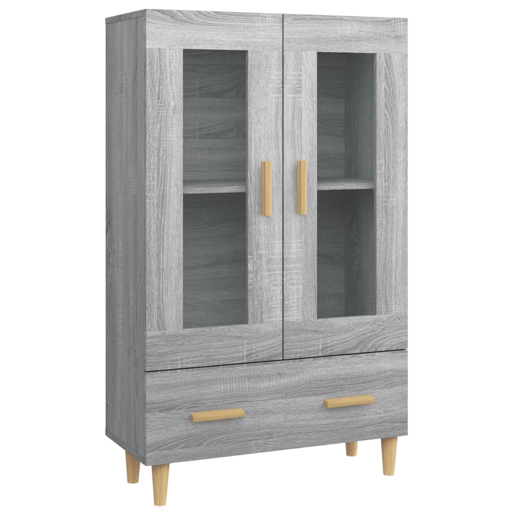 vidaXL Credenza Grigio Sonoma 70x31x115 cm in Legno Multistrato