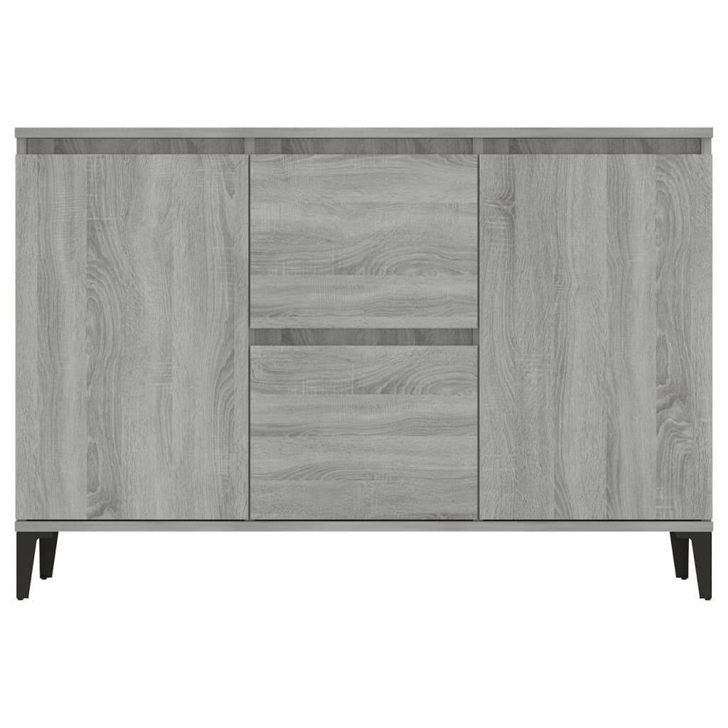 vidaXL Credenza Grigio Sonoma 104x35x70 cm in Legno Multistrato