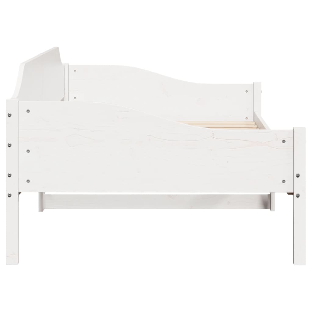 vidaXL Letto senza Materasso Bianco 90x200 cm Legno Massello di Pino