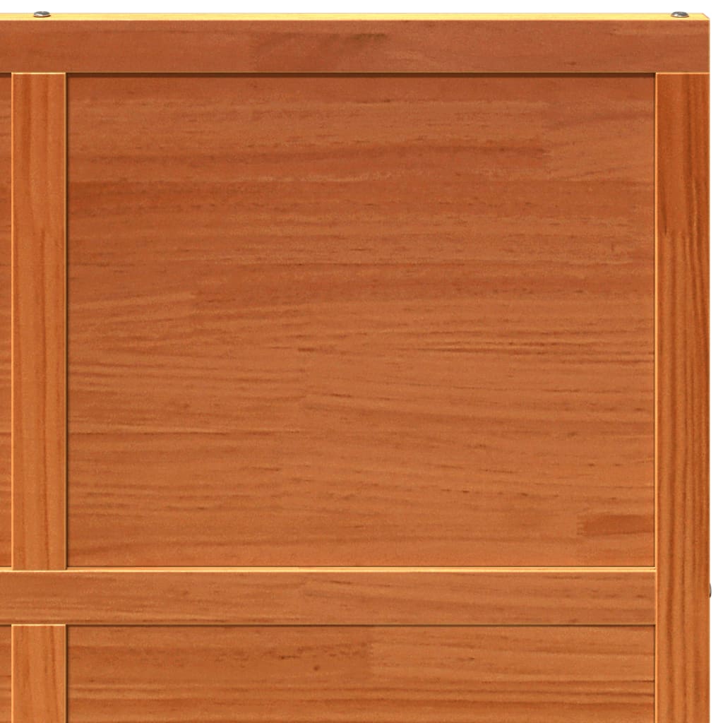 vidaXL Porta del Granaio Marrone 100x208 cm in Legno Massello di Pino