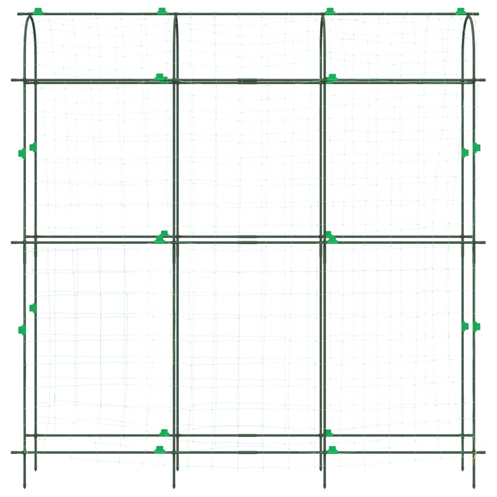 vidaXL Traliccio Giardino per Rampicanti Telaio U 181x31x182,5 Acciaio