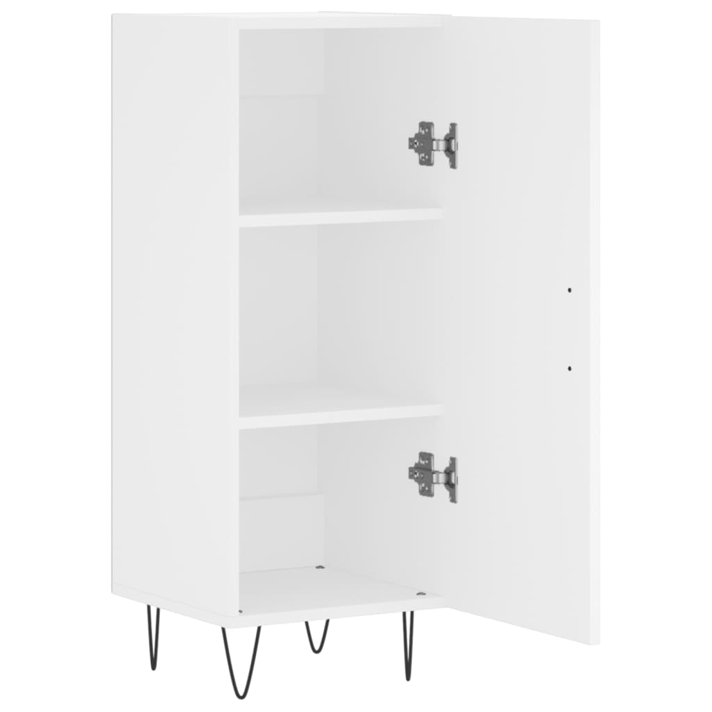 vidaXL Credenza Bianca 34,5x34x90 cm in Legno Multistrato