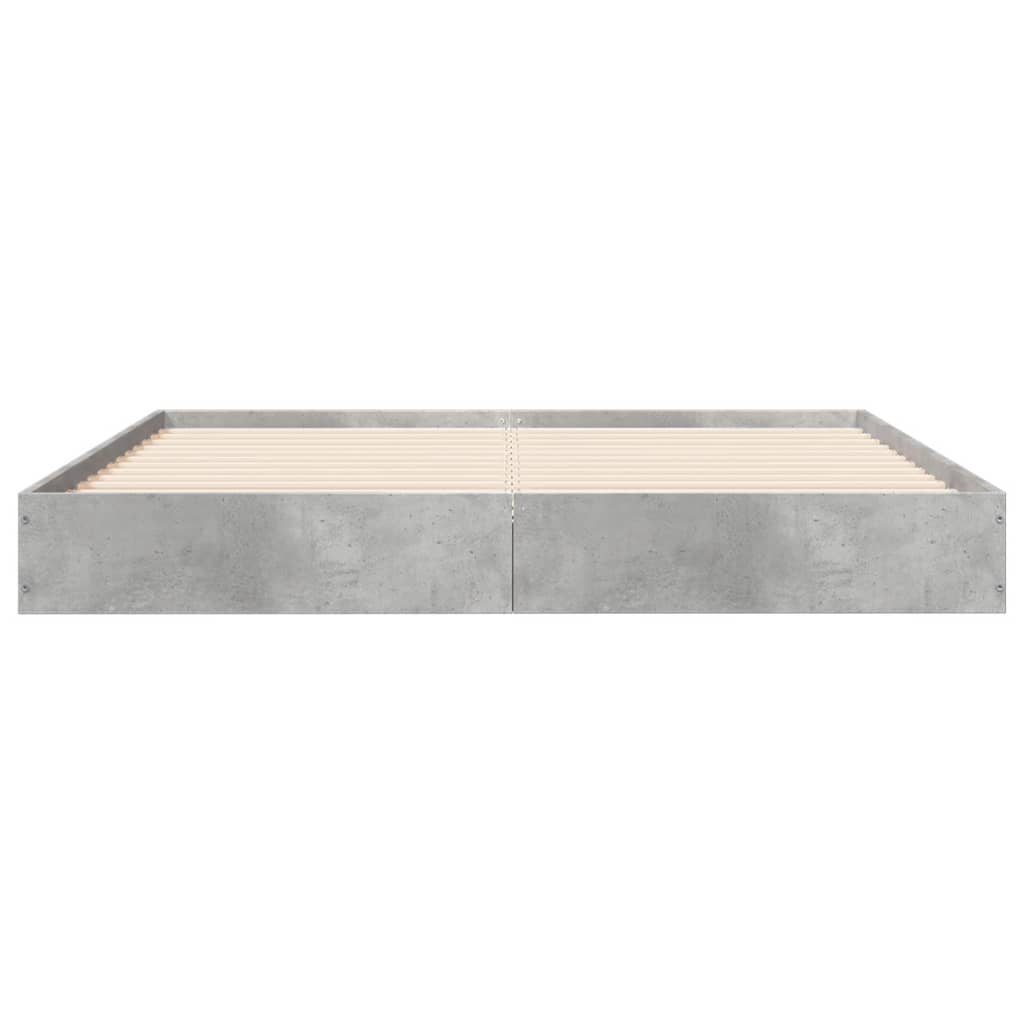 vidaXL Giroletto Grigio Cemento 140x190 cm in Legno Multistrato