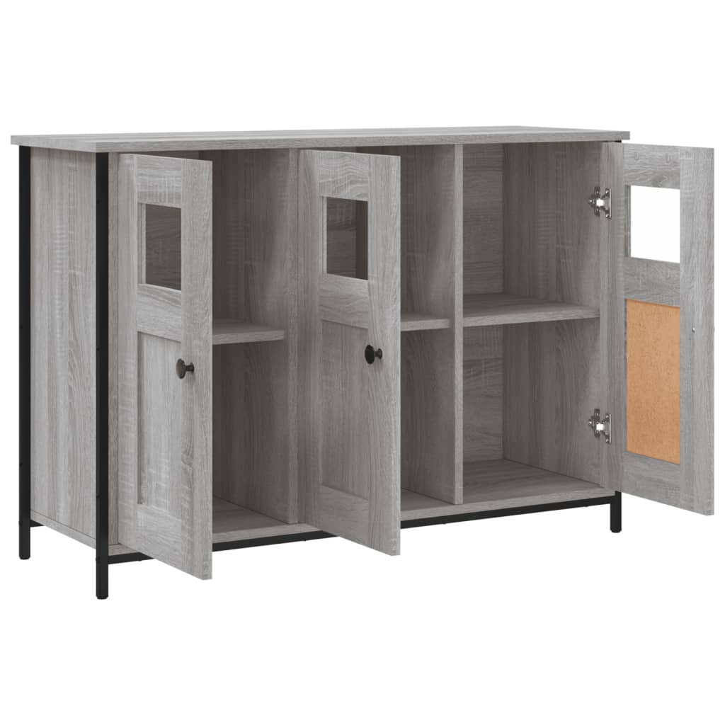 vidaXL Credenza Grigio Sonoma 100x35x70 cm in Legno Multistrato