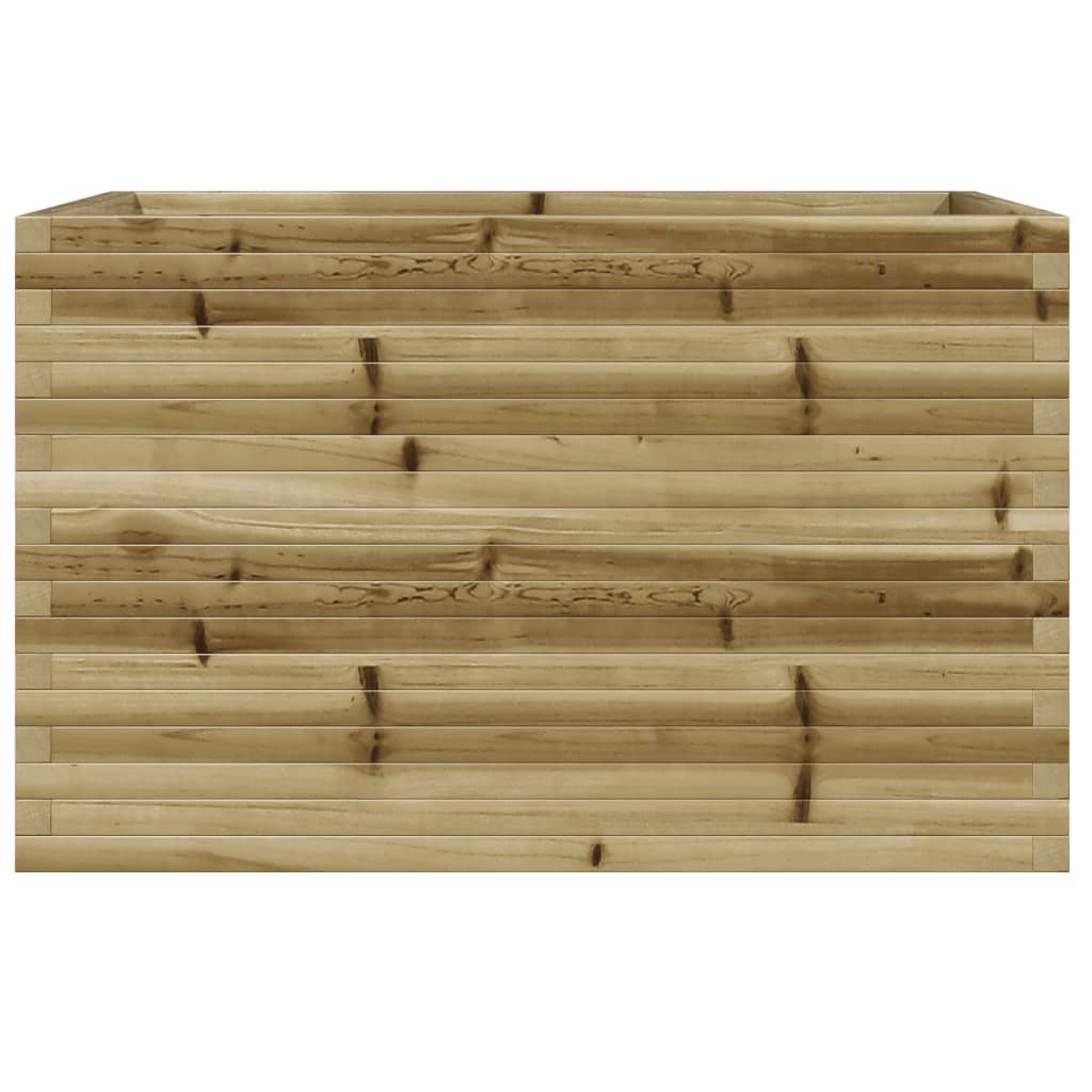 vidaXL Fioriera da Giardino 110x60x68,5 cm in Legno di Pino Impregnato