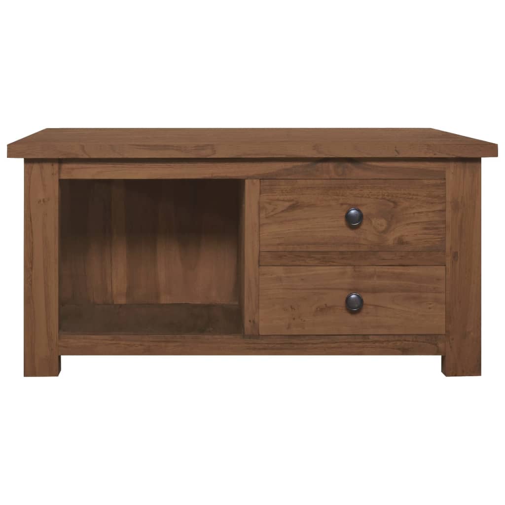 vidaXL Tavolino da Salotto 68x68x33 cm in Legno Massello di Teak